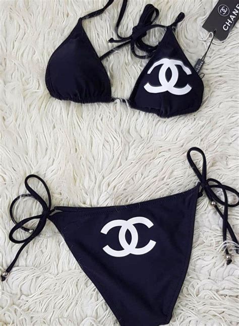 women's chanel bathing suit|Chanel bathing suit two piece.